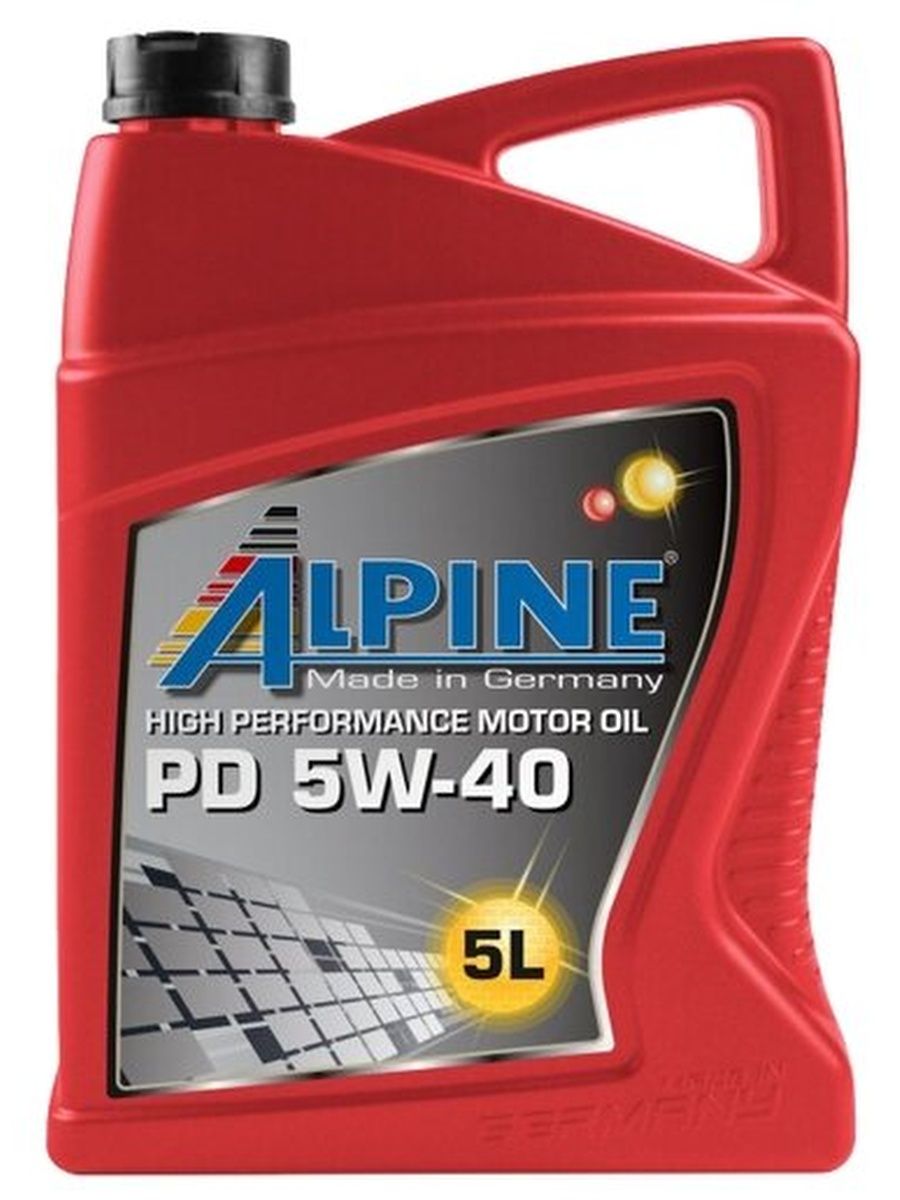 Моторное масло ALPINE PD Pumpe-Duse 5W40, 5 л