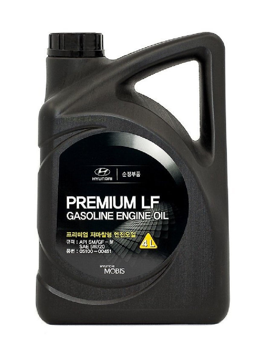 Моторное масло HYUNDAI Premium LF Gasoline SAE 5W-20 SMGF-4 (4л)