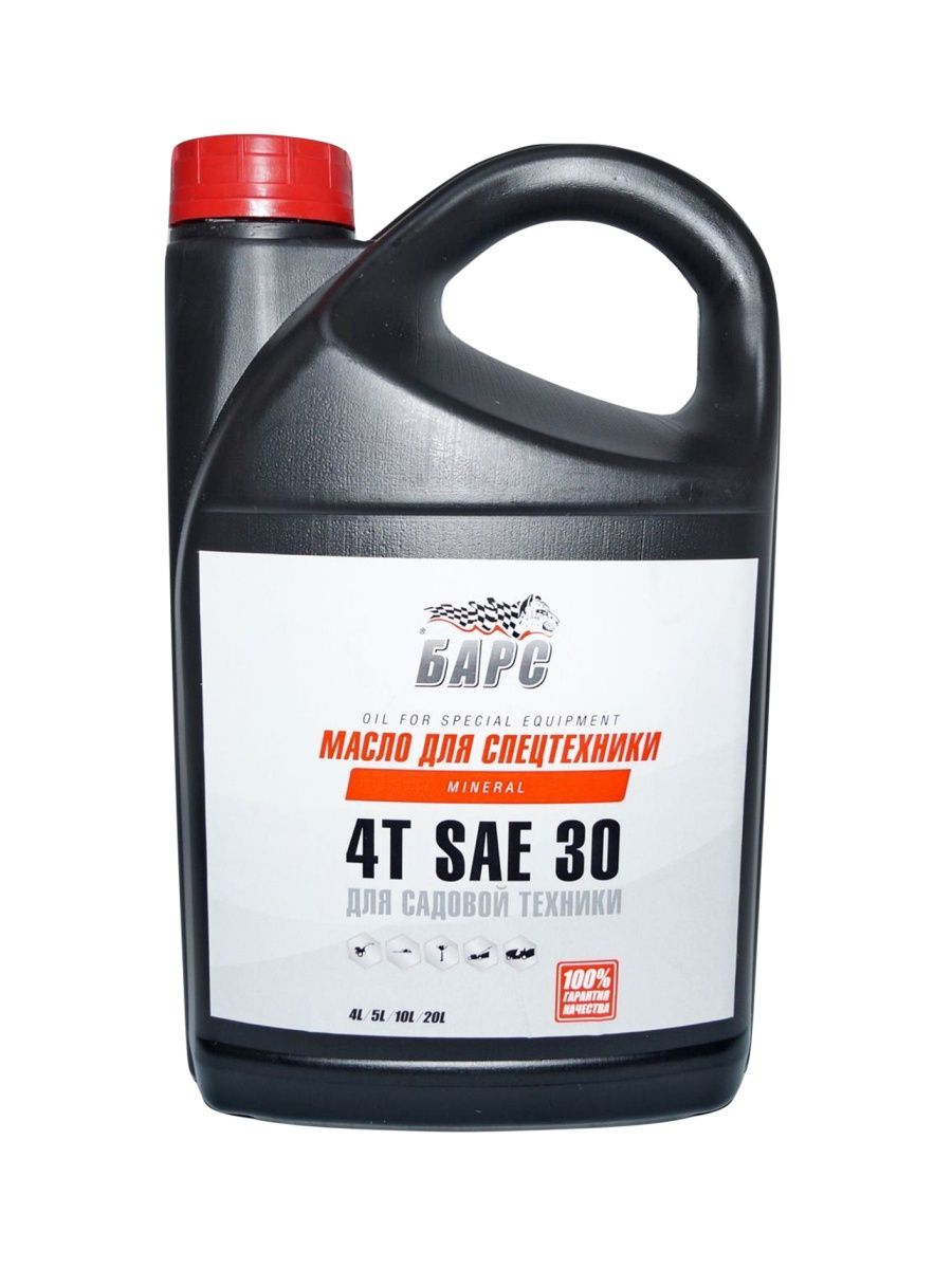 Масло моторное БАРС 4Т SAE30 4л
