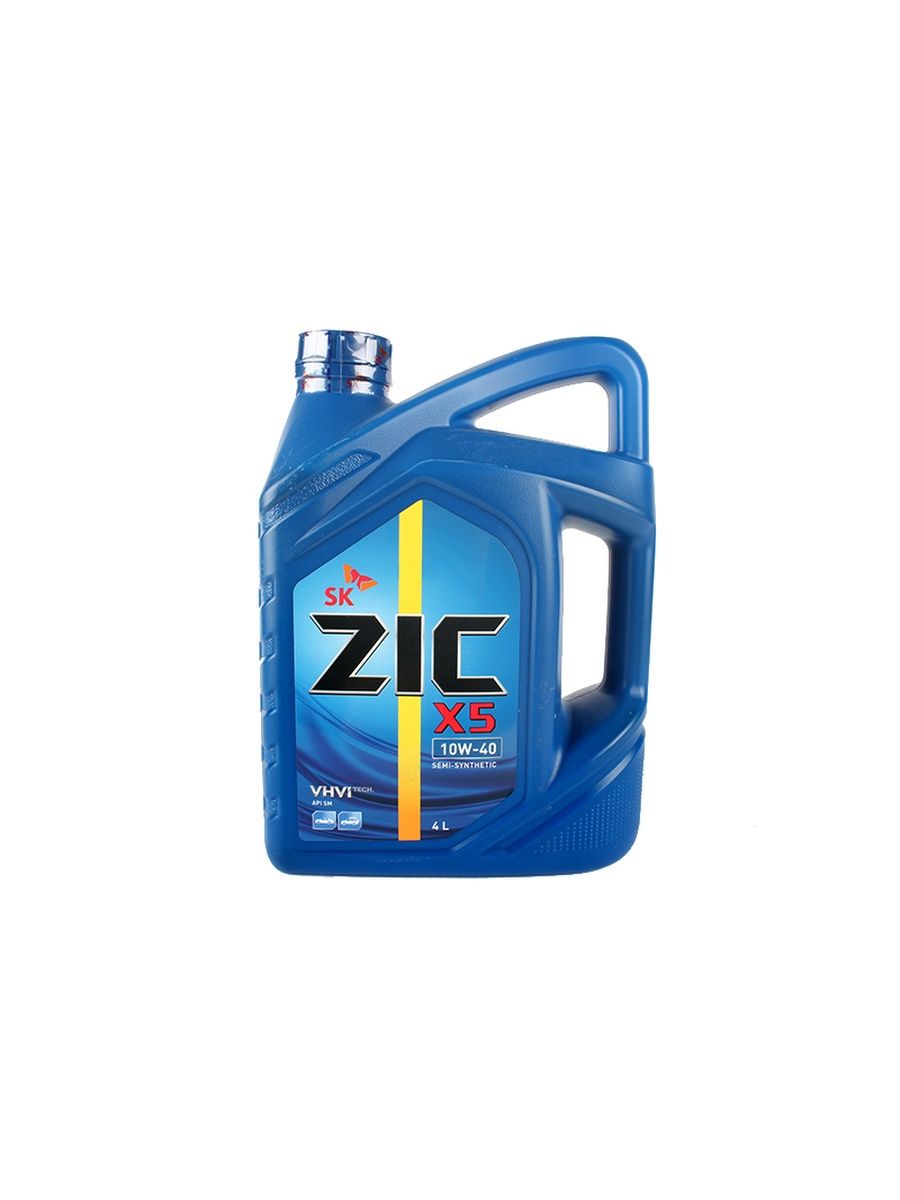 Масло моторное ZIC X5 10W40 4л SM 10W40