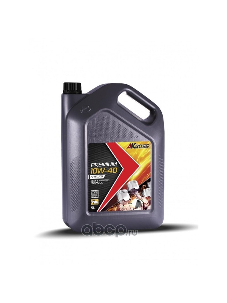 Масло моторное полусинтетика 10W-40 5 л.