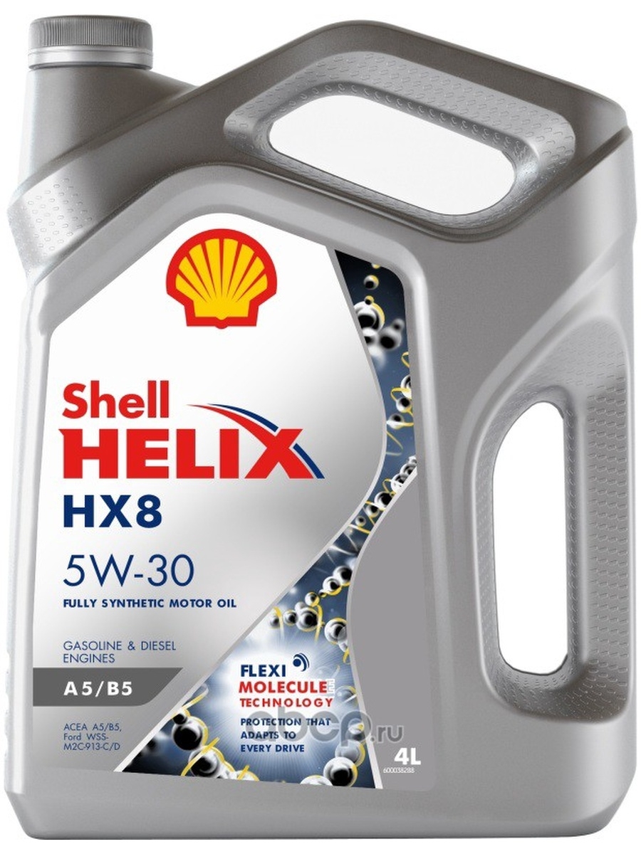 Масло моторное SHELL Helix HX8 A5-B5 5W-30 синтетика 4 л.