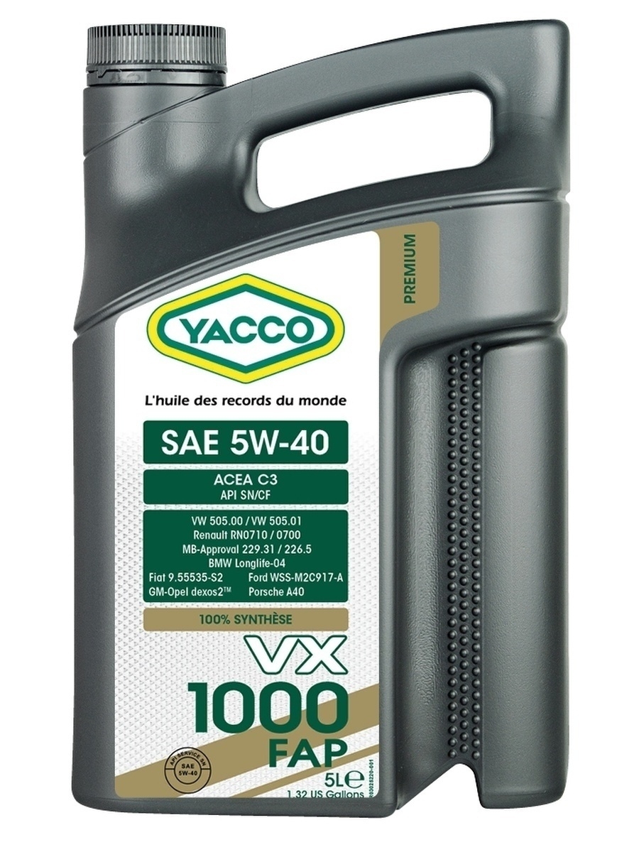 Моторное масло 5w 40 синтетическое YACCO 5в 5w40 5в40 в двигатель бензиновый бензин для машины авто