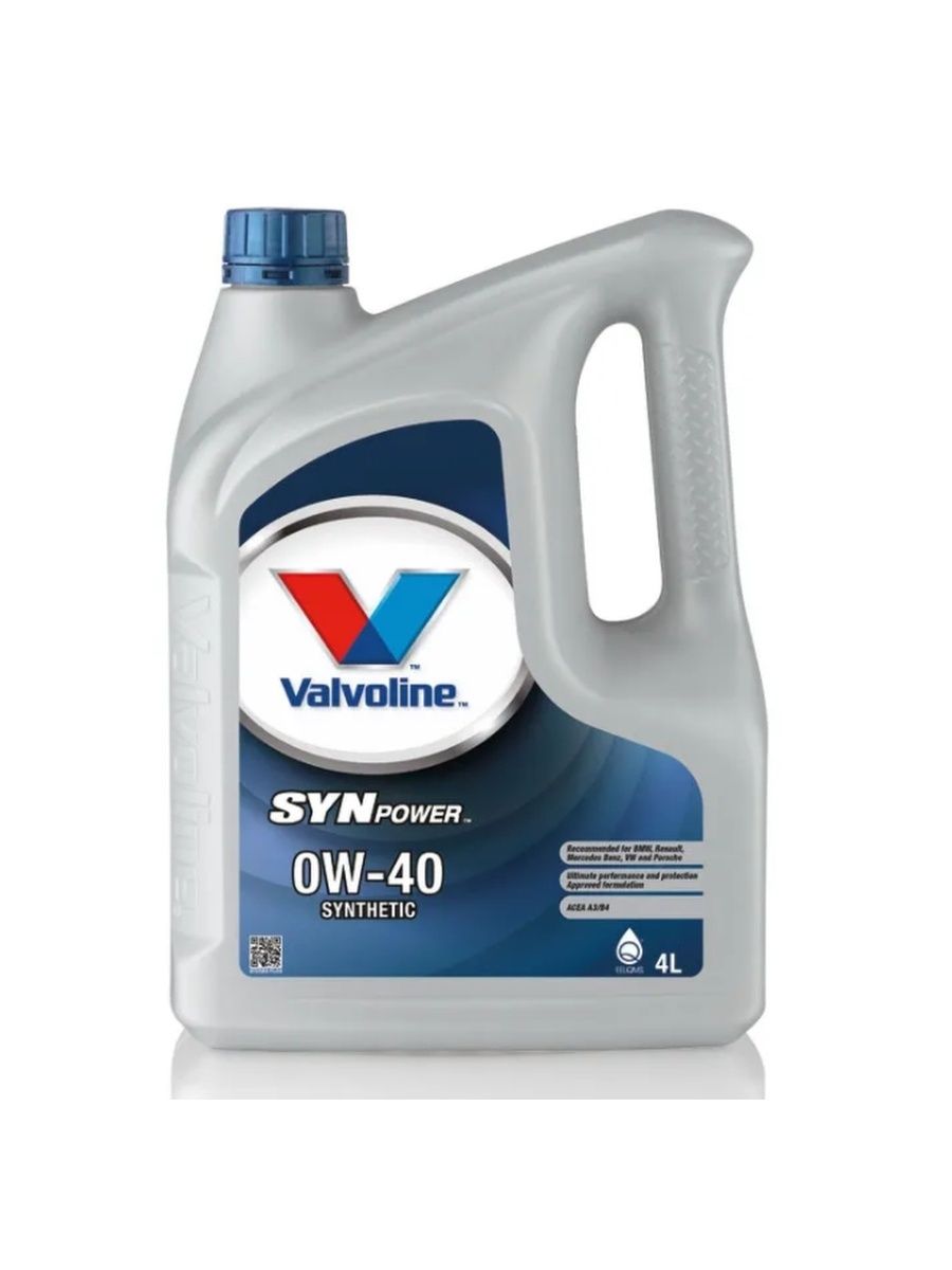 Моторное масло Valvoline SynPower 0W40 4л