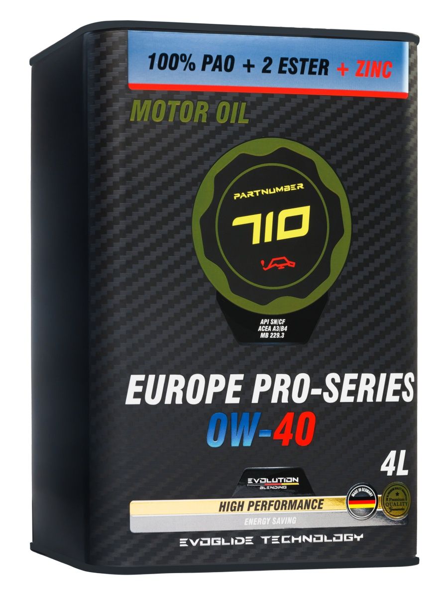 PARTNUMBER 710 Europe PRO Series 0W-40