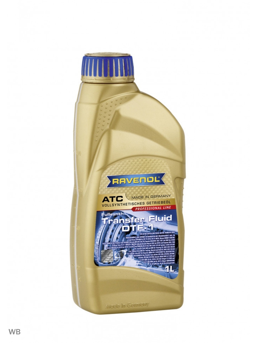 Масло АКПП RAVENOL Transfer Fluid DTF-1 (Замена ATF Transfer Fluid TF-0870)  артикул 1211128-001  4014835795419