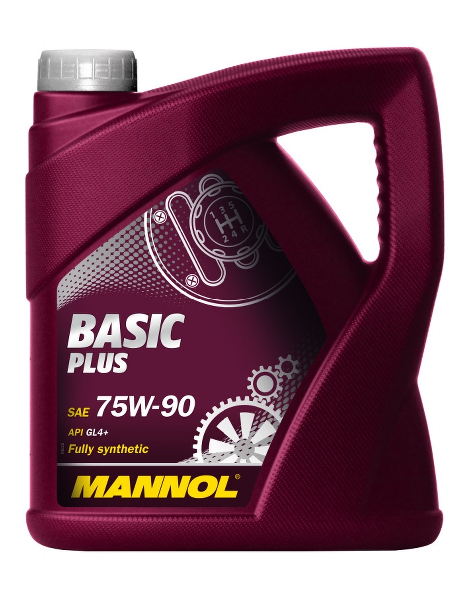 Масло трансмиссионное MANNOL Basic Plus GL4 75W90 4 л 1322