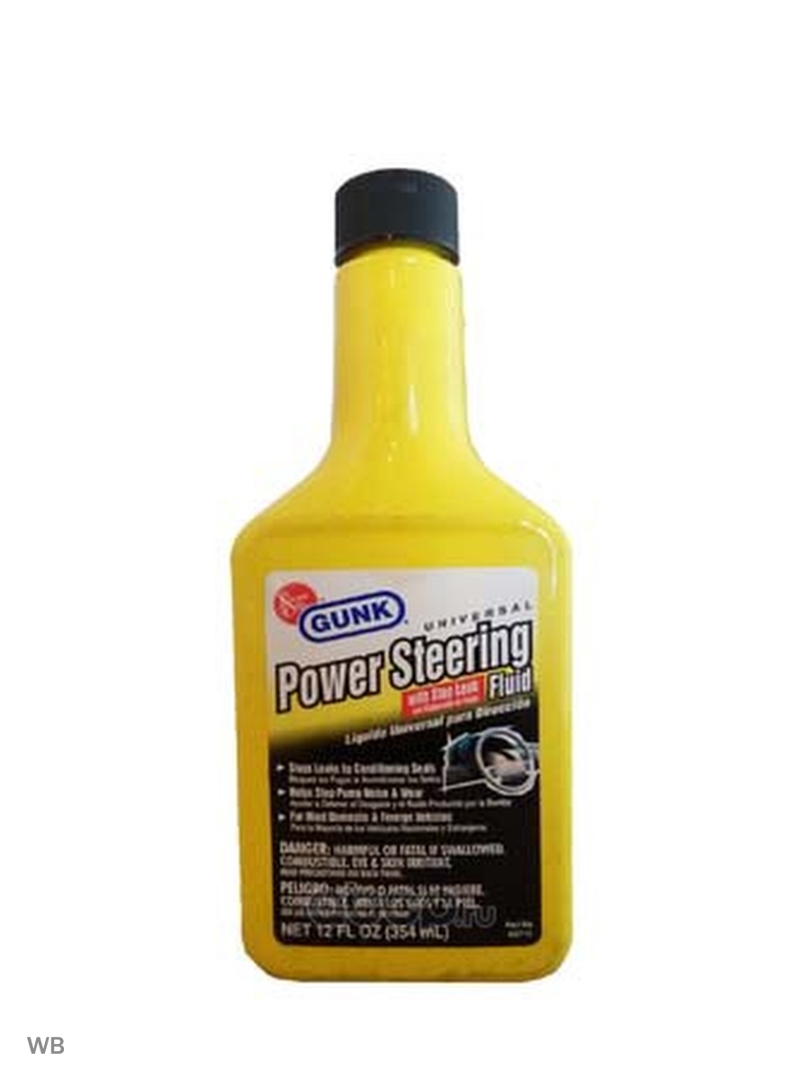Жидкость масло гидравлическое ГУР гидроусилителя руля Power Steering Fluid 354 мл Gunk M2713