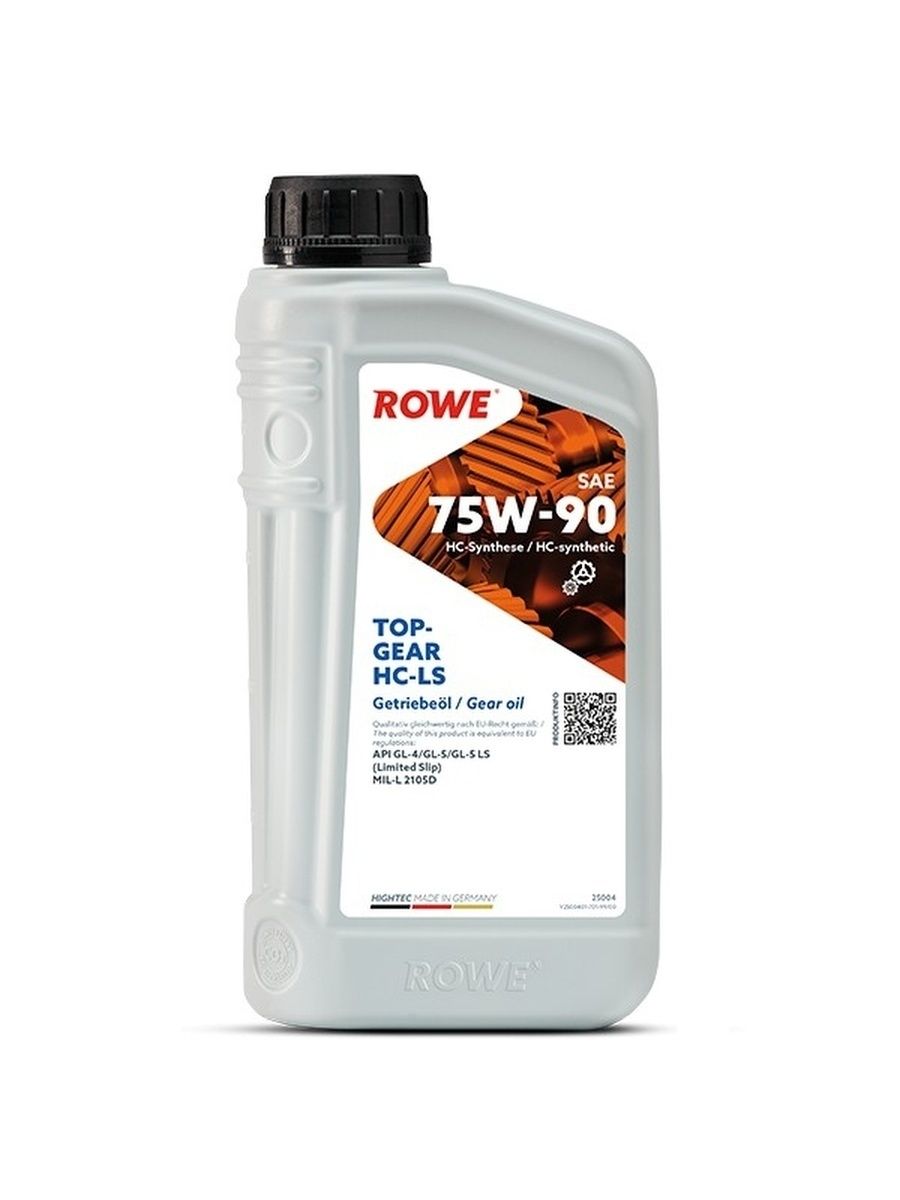 Масло трансмиссионное Rowe HIGHTEC TOPGEAR SAE HC-LS 75w90 1л