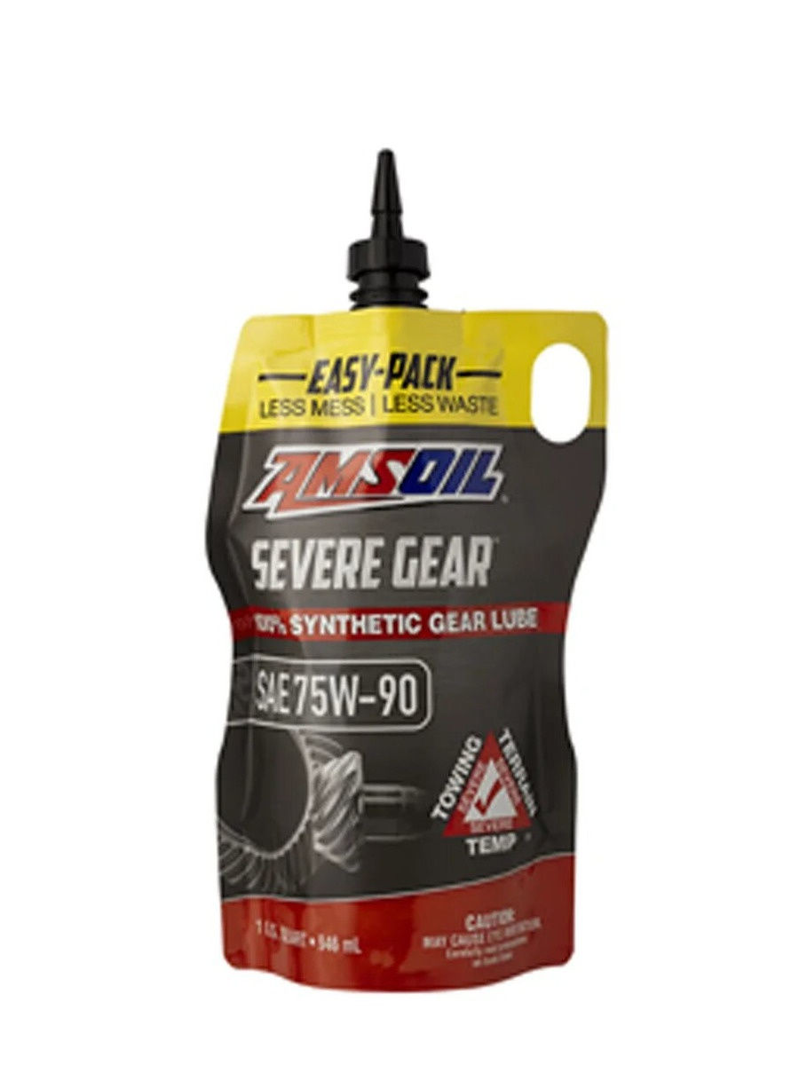Трансмиссионное масло AMSOIL Severe Gear Synthetic Extreme Pressure (EP) Lubricant SAE 75W-90 (