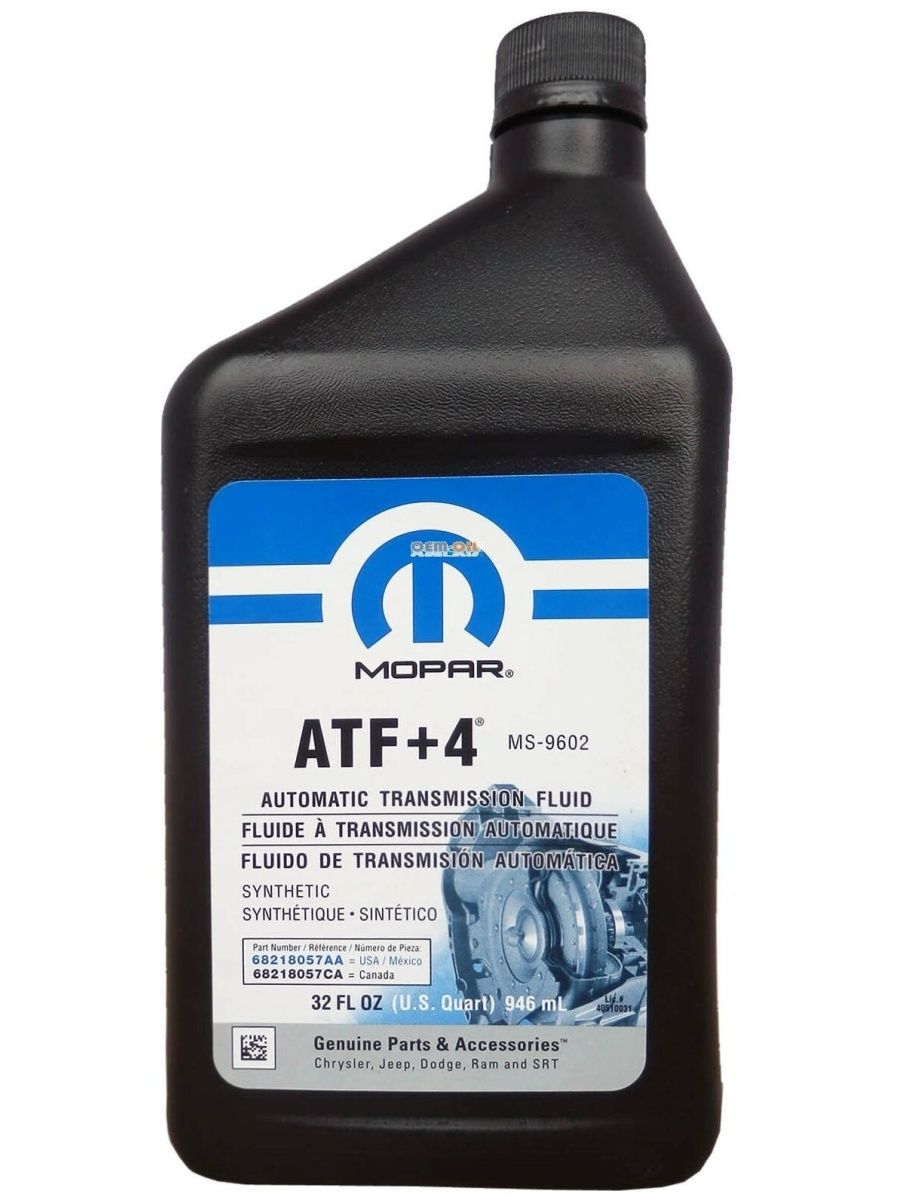 Масло трансмиссионное Mopar ATF +4 1л