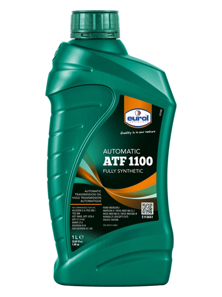 Масло трансмиссионное Синтетическое Eurol ATF 1100 E1136611L