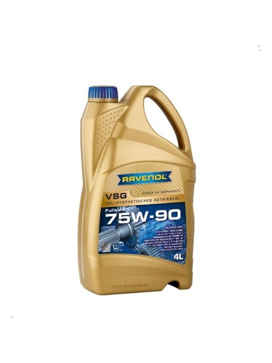 Масло трансмиссионное синтетическое VSG 75W90 API GL-4GL-5 (4л) Ravenol 4014835733992