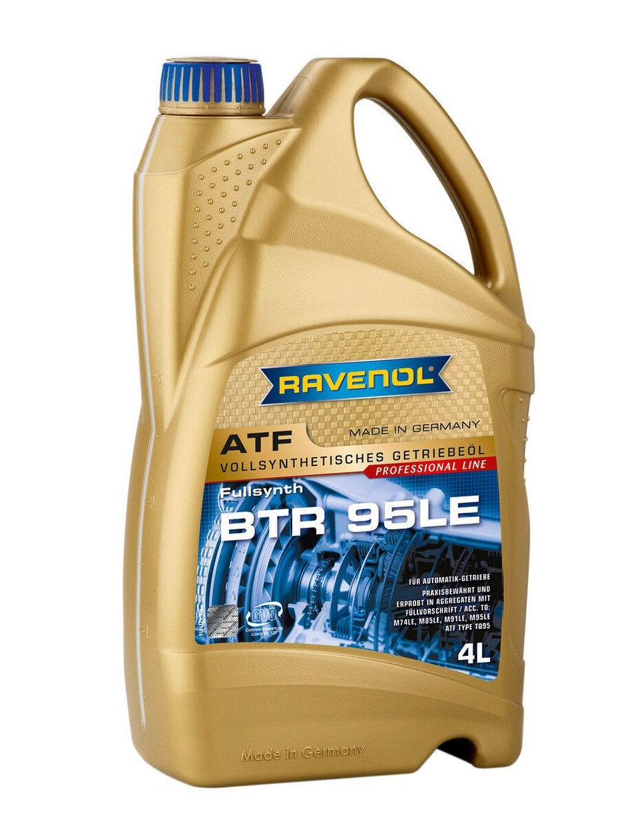 Трансмиссионное масло RAVENOL ATF BTR 95LE ( 4л) new