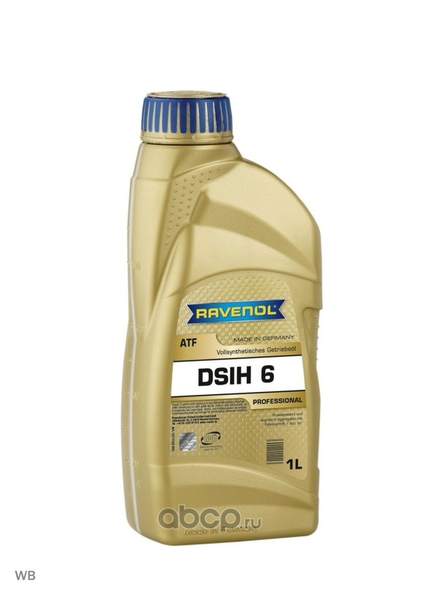 Масло трансмиссионное гидравлическое ATF DSIH 6 1л Ravenol 4014835803770