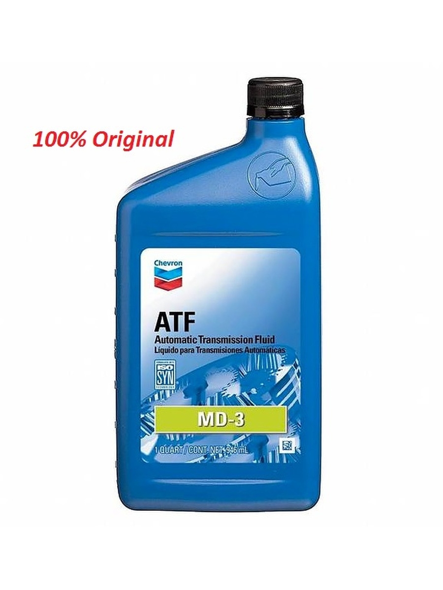 Жидкость для АКПП и ГУР - CHEVRON ATF MD-3 0.946л, Dexron 3