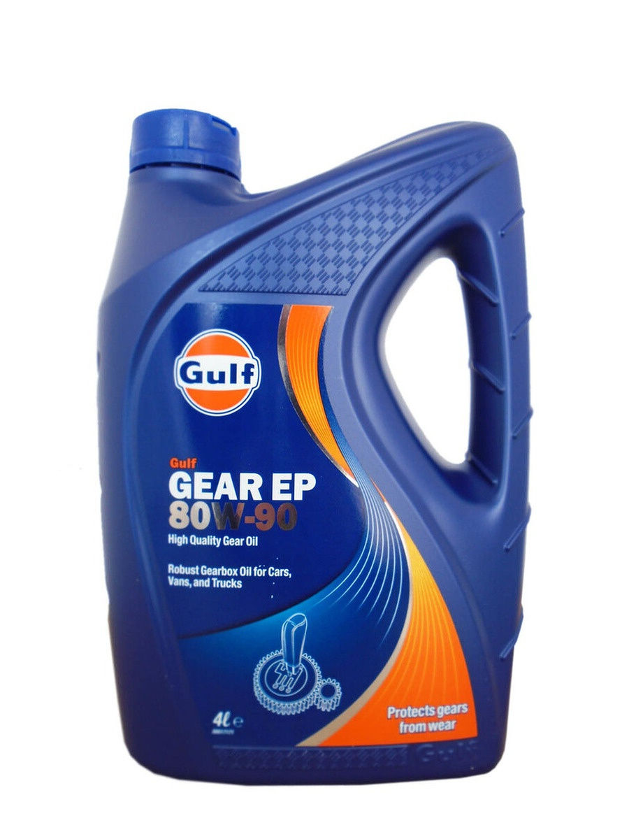 Трансмиссионное масло GULF Gear EP SAE 80W-90 (4л)