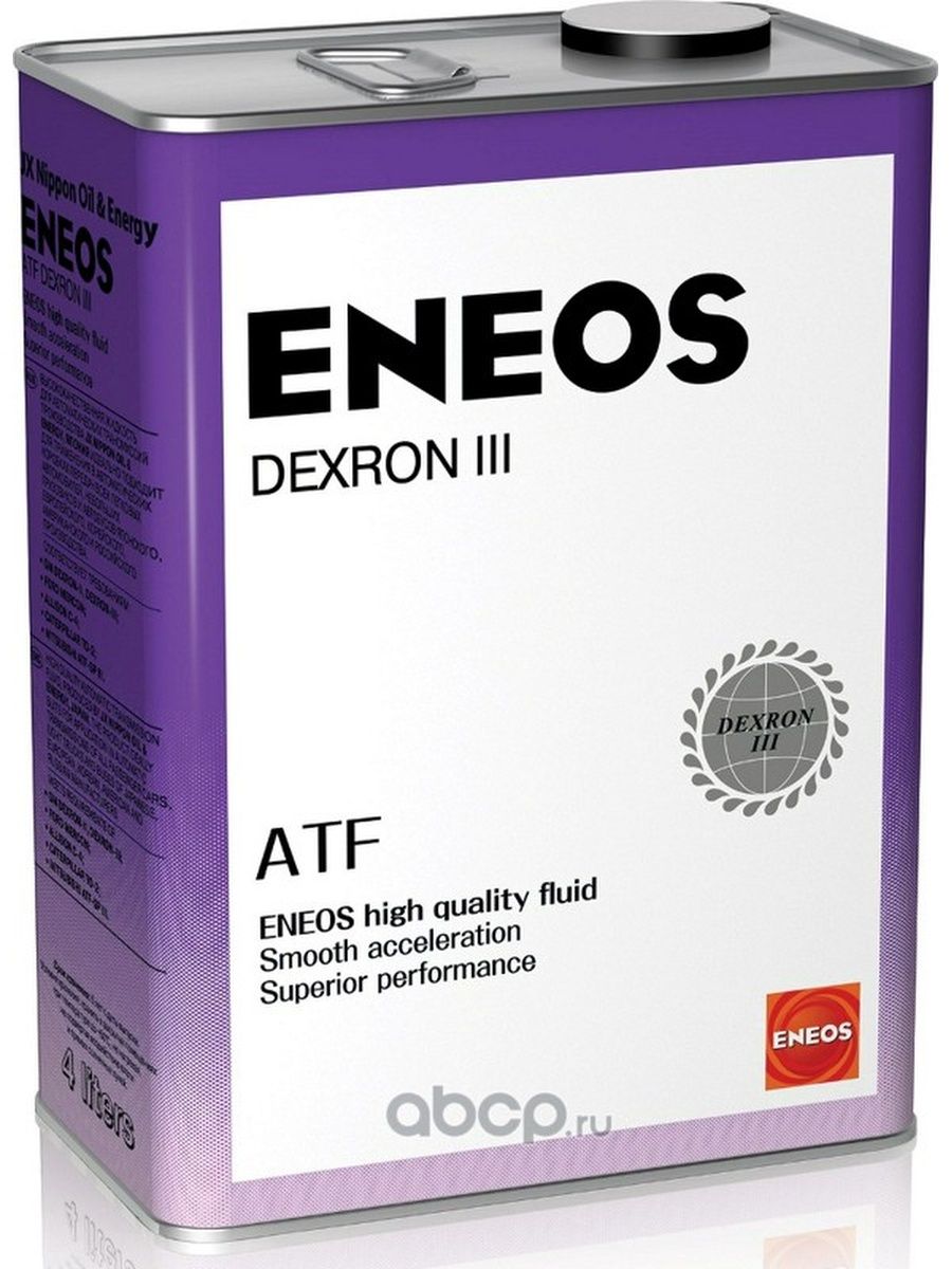 Масло трансмиссионное гидравлическое ATF Dexron III 4л ENEOS Энеос OIL1309