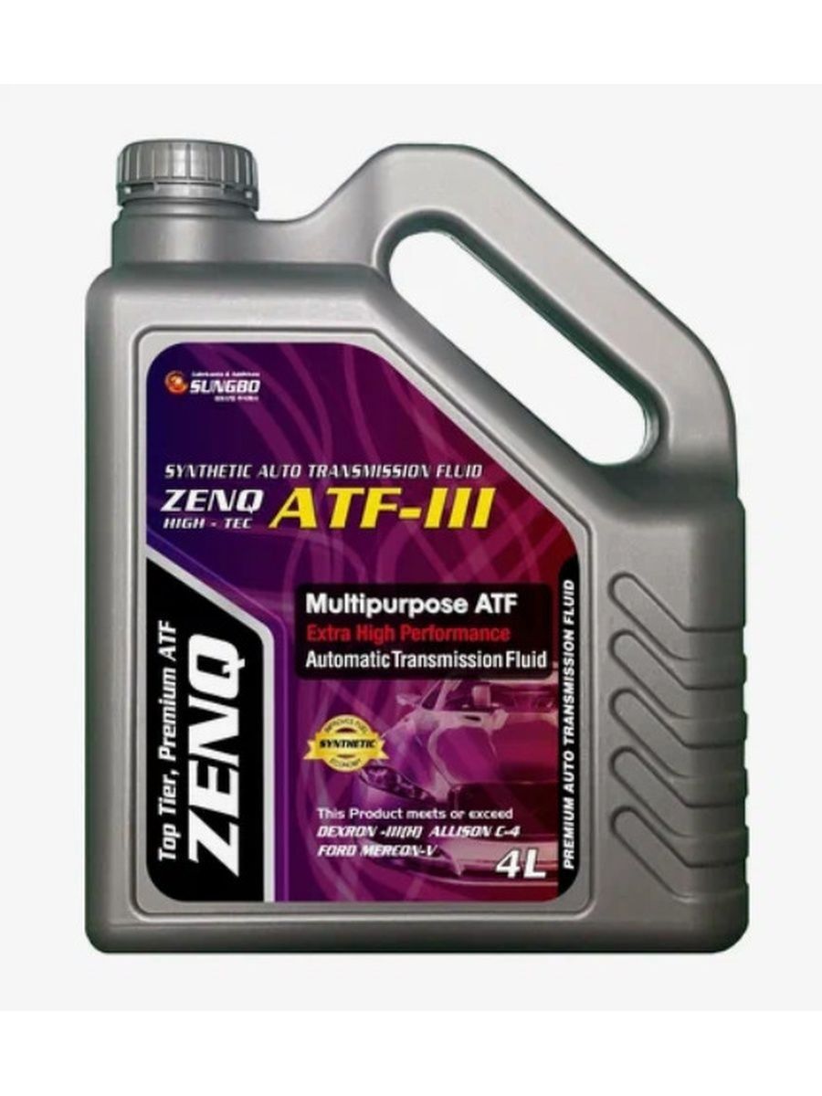 Масло трансмиссионное ZENQ  ATF-III 4л
