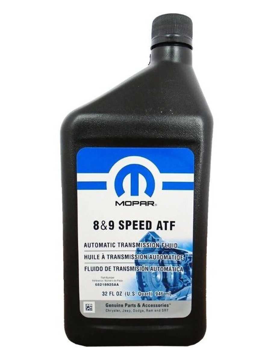 Трансмиссионное масло Mopar ZF 8&9 Speed ATF, 0,946л 68218925GB