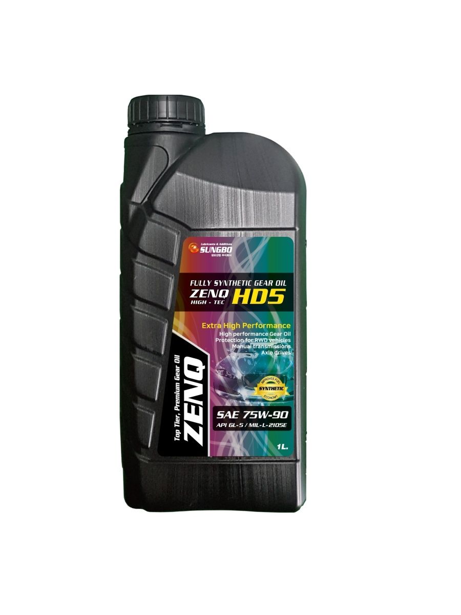 Масло трансмиссионное ZENQ HD5 75w90 1л