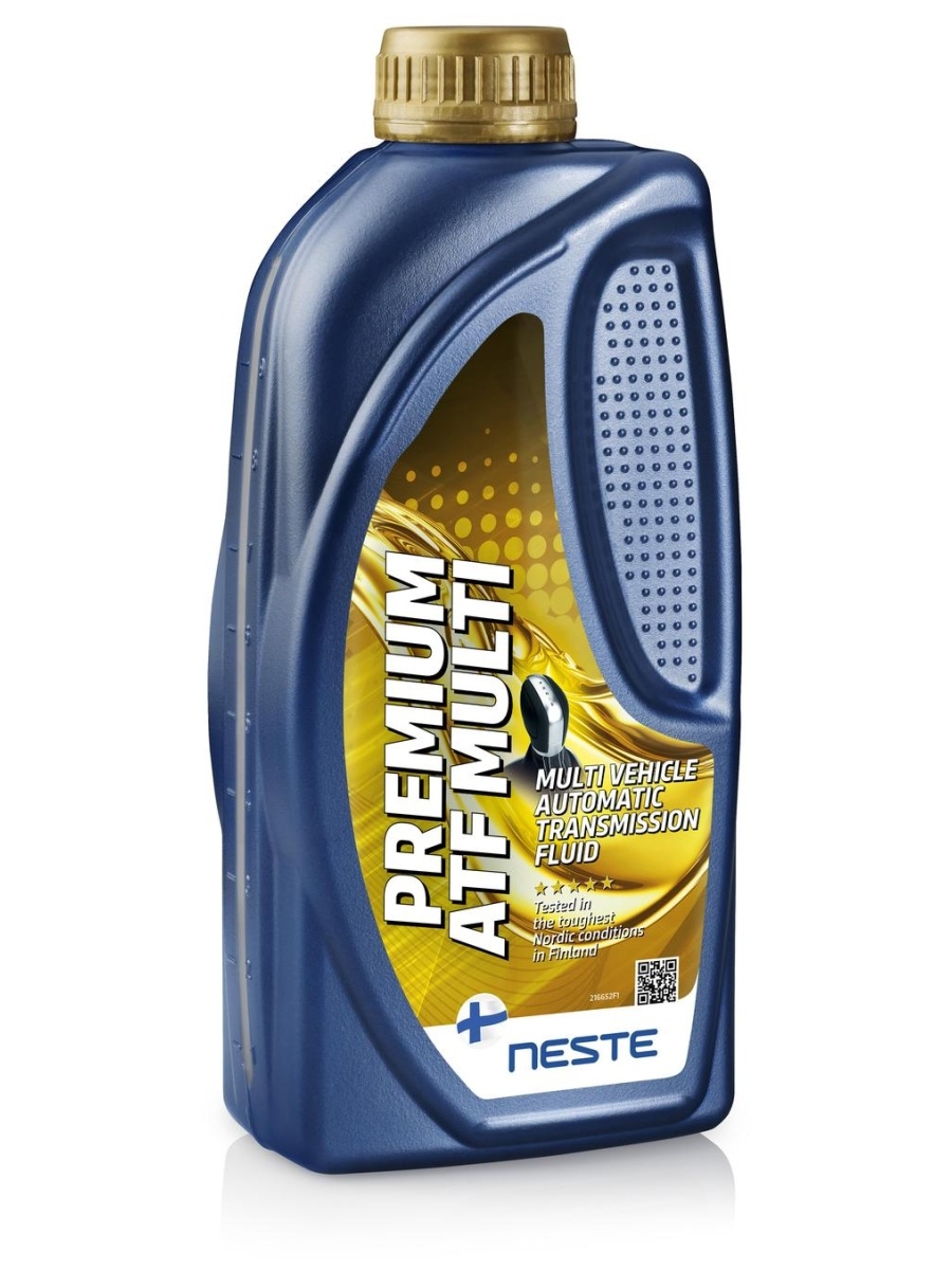 Масло трансмиссионное синтетическое NESTE PREMIUM ATF Multi 216052, 1л