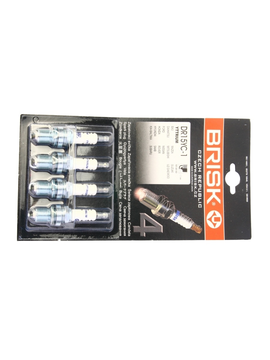 Свеча зажигания ВАЗ-2112 BRISK DR15YC-1 SUPER комплект