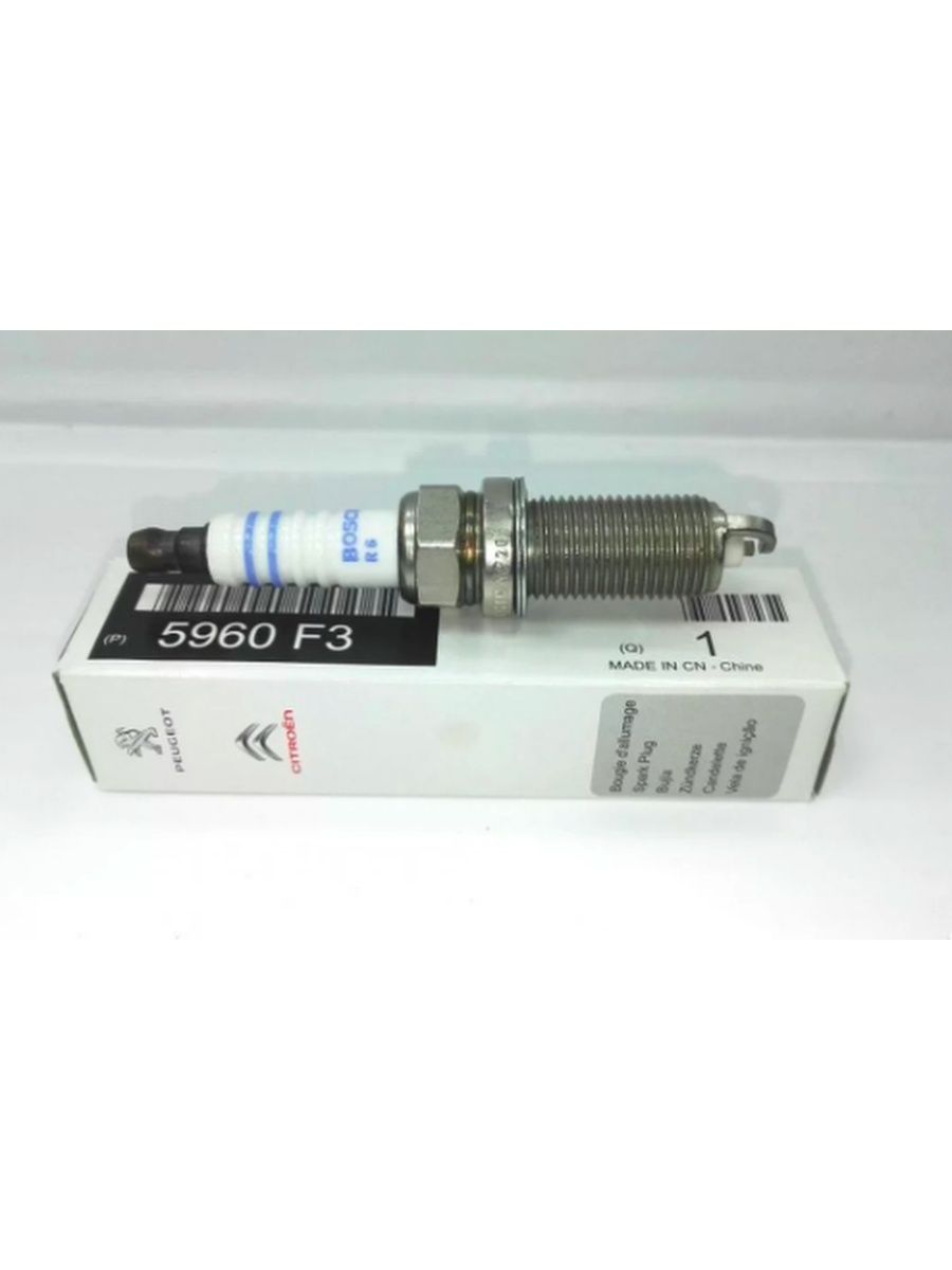 Свеча зажигания PSA 5960F3, 0242229702, 0242229797, F01H7B0203. K16HPRU11, LFR5A11, 6376, 596058
