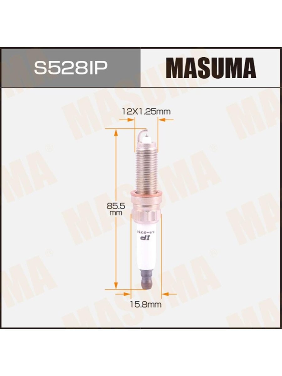Свеча зажигания MASUMA Iridium + Platinum (SILZKBR8D8S) S528IP